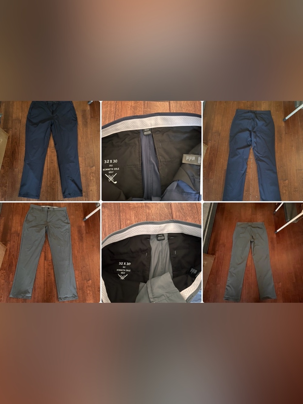 2 kenneth Cole golf pants size 32x30